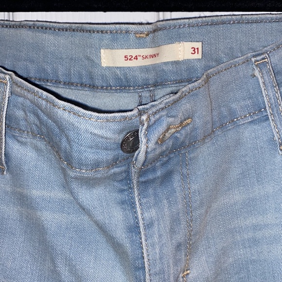 NWT Baby Blue Ripped Levi’s Jeans - Picture 2 of 5